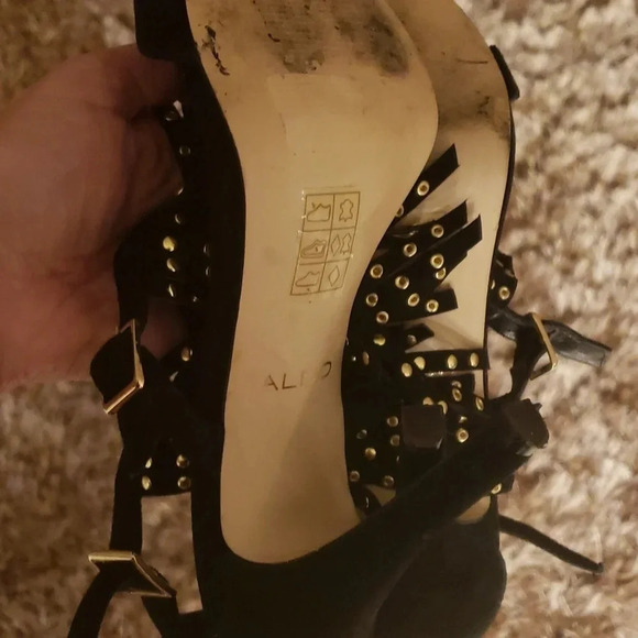 Aldo suede heels size 7 - Picture 5 of 7